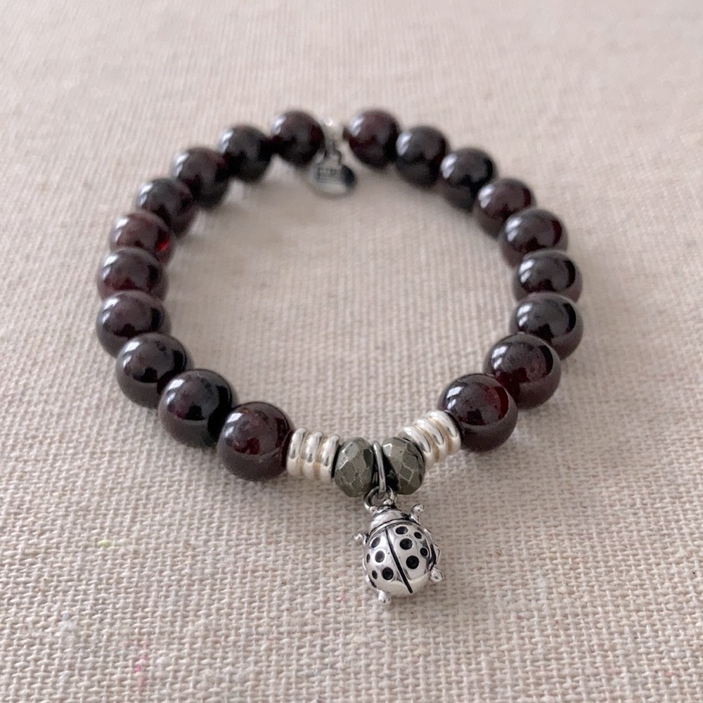 T. Jazelle Ladybug Charm Bracelet